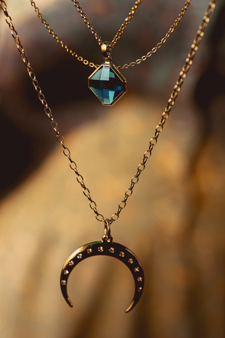 Prism pendant necklace